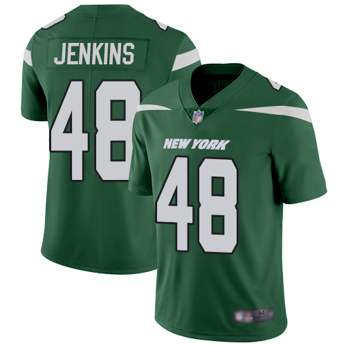 New York Jets Limited Green Youth Jordan Jenkins Home Jersey NFL Football #48 Vapor Untouchable->->Youth Jersey